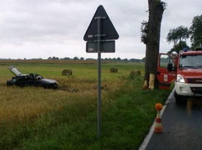 W wypadku pod Kijami (koło Sulechowa) zginął młody mężczyzna.