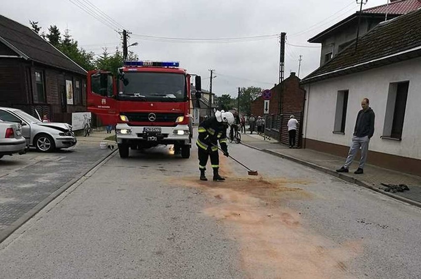 Wypadek w Kazanowie.