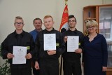 Uczniowie sławieńskiego liceum ukończyli kurs strażaków OSP