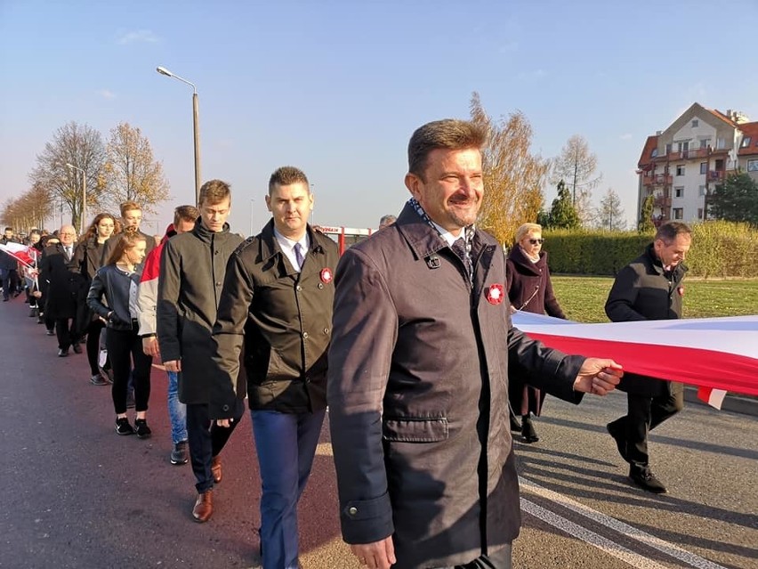 Obchody 100-lecia niepodległości w Kluczborku.