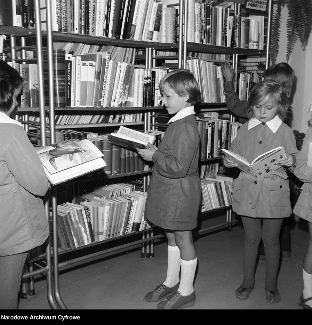 Biblioteka szkolna 1975 rok