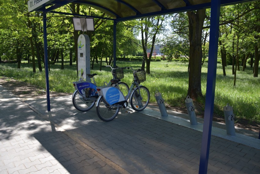 Rowery miejskie z Katowic stacjonują w Sosnowcu