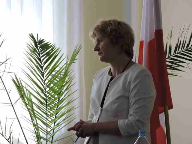 Dr Polcyn przyszła na sesję rady gminy Baranowo, przedstawić swoje racje
