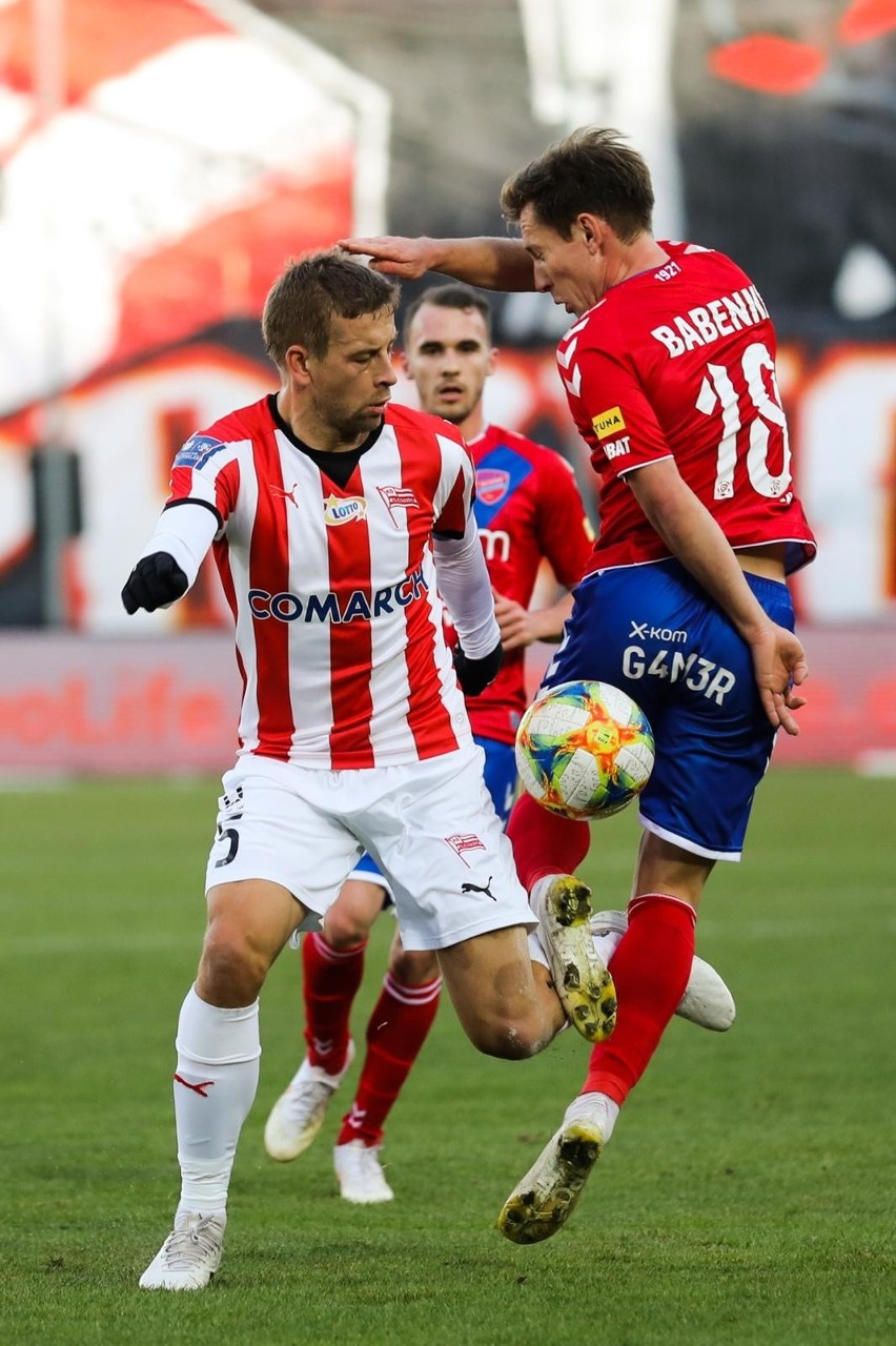 Janusz Gol podczas meczu Cracovia - Raków