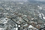 Zobacz, jak wygląda Białystok zimą z lotu ptaka. Przeczytaj, jak pracuje podniebny fotograf. (zdjęcia)