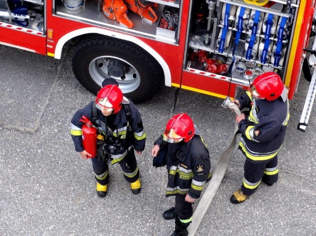 Strażacy gasili pożary w Wejherowie i Łebie