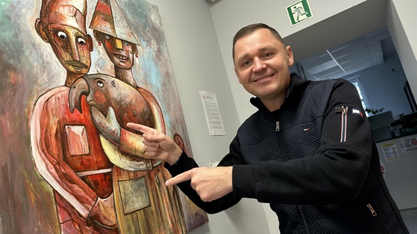 Zielonogórski malarz – surrealista Andrzej Troc przekazał...