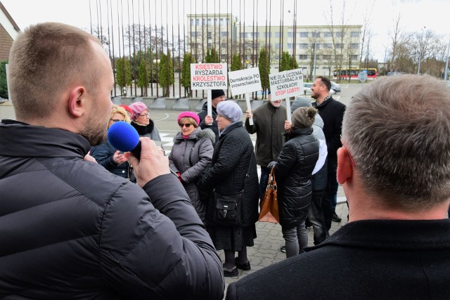 Migawka z sobotniego protestu w Inowrocławiu