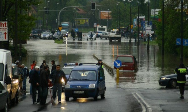 Powódź w Krakowie.