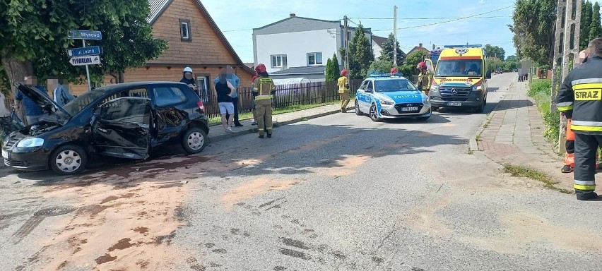 Michałowo. Wypadek na skrzyżowaniu ulic Młynowej i Leśnej....