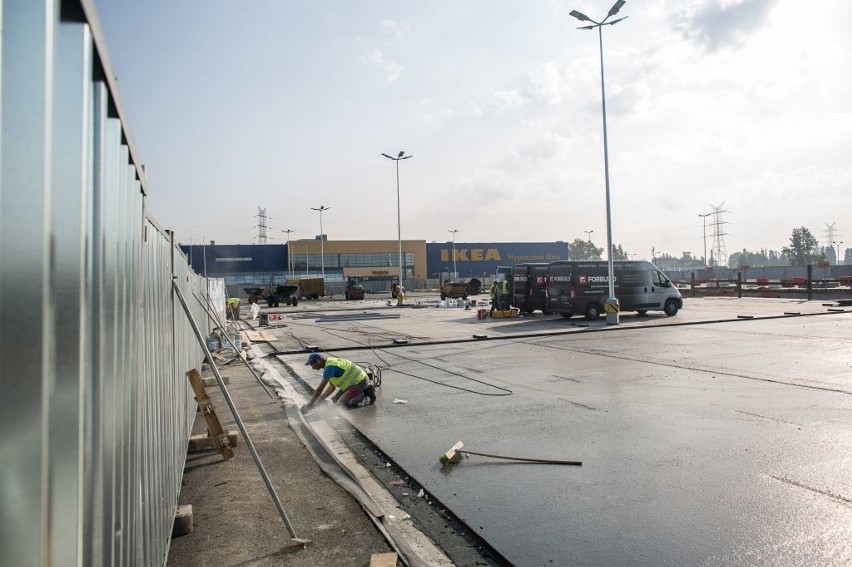 IKEA Katowice: remont parkingu. Zamknięta estakada. To czwarta faza prac. Koniec: w listopadzie 2016