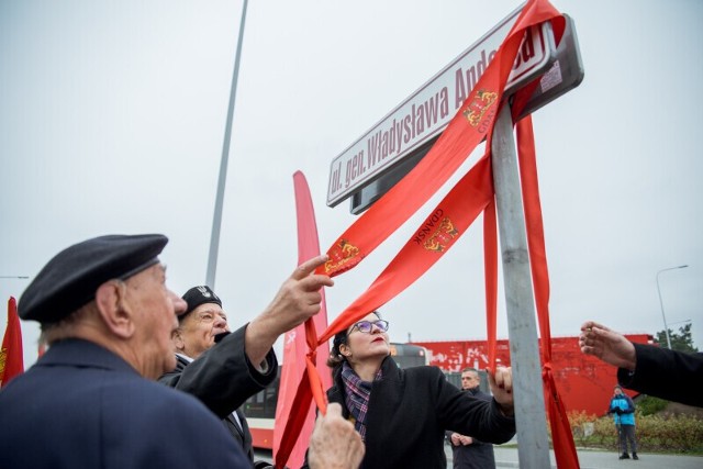 W Gdańsku uroczyście otwarto ulicę gen. Władysława Andersa