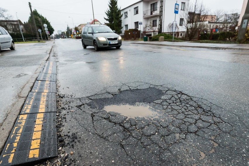 Stan ul. Bałtyckiej w środę przed południem.