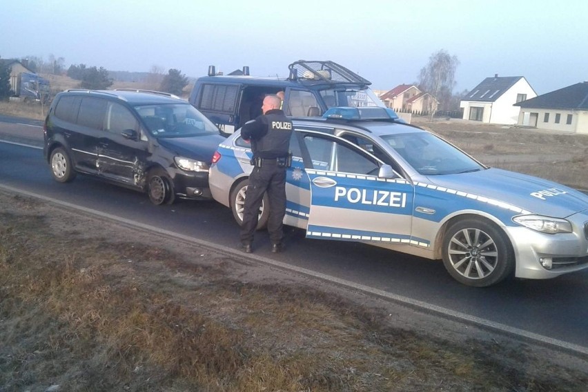 Odzyskany volkswagen touran skradziony w Niemczech oraz...