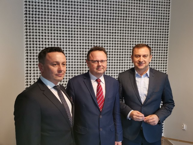 Od lewej: Robert Plech, Andrzej Szejna, Tomasz Trela.