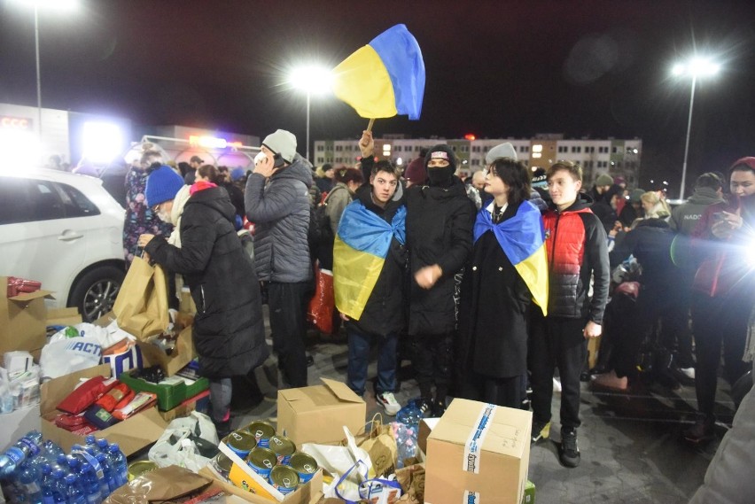 Akcja poparcia i solidarności z walczącą Ukrainą.