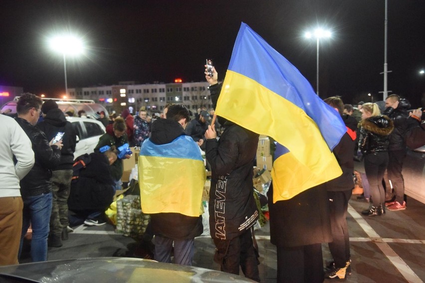Akcja poparcia i solidarności z walczącą Ukrainą.