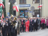 Pochód 1 Maja w Myszkowie. SLD razem z PO w pochodzie ZDJĘCIA + WIDEO