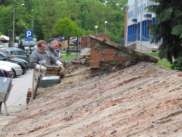 Wyremontowanych zostanie ponad 120 metrów muru.