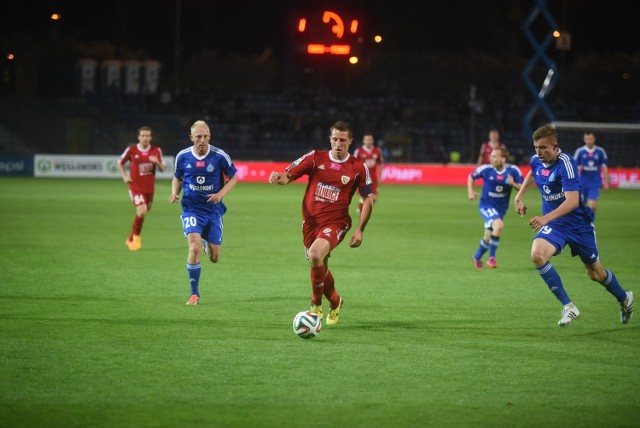 Kamil Wilczek jest liderem strzelców ekstraklasy. Z powodu kontuzji kostki nie zagra we wtorek w meczu Piasta z Zawiszą w Bydgoszczy.