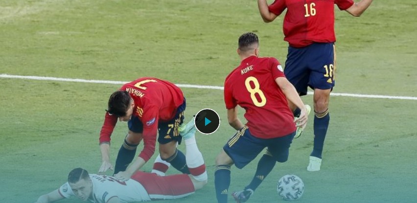 Euro 2020. Polsce należał się rzut karny w meczu z Hiszpanią?