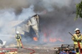 Wielki pożar pieczarkarni w Wielkopolsce. Co stało się w Starej Tuchorzy? Gigantyczne straty. Policja szuka ewentualnych świadków 