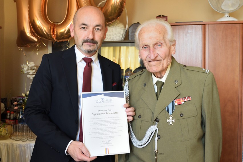 Choroszcz. Major Eugeniusz Barański świętował setne urodziny