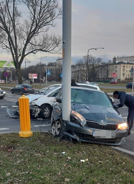 Lublin: Kolizja na skrzyżowaniu Północnej i Kompozytorów