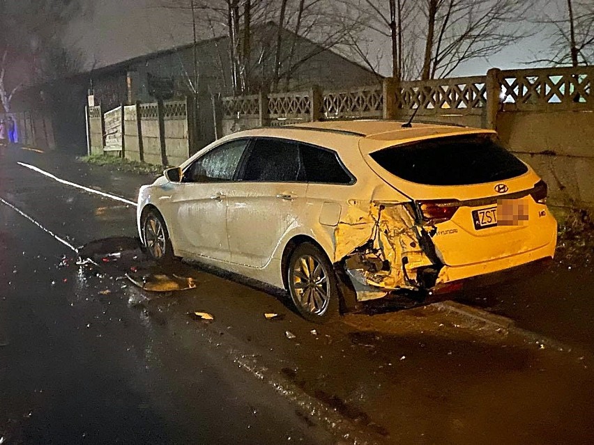 Kolizję w Stargardzie spowodował pijany policjant z Komendy Miejskiej Policji w Szczecinie. W Wigilię stracił pracę