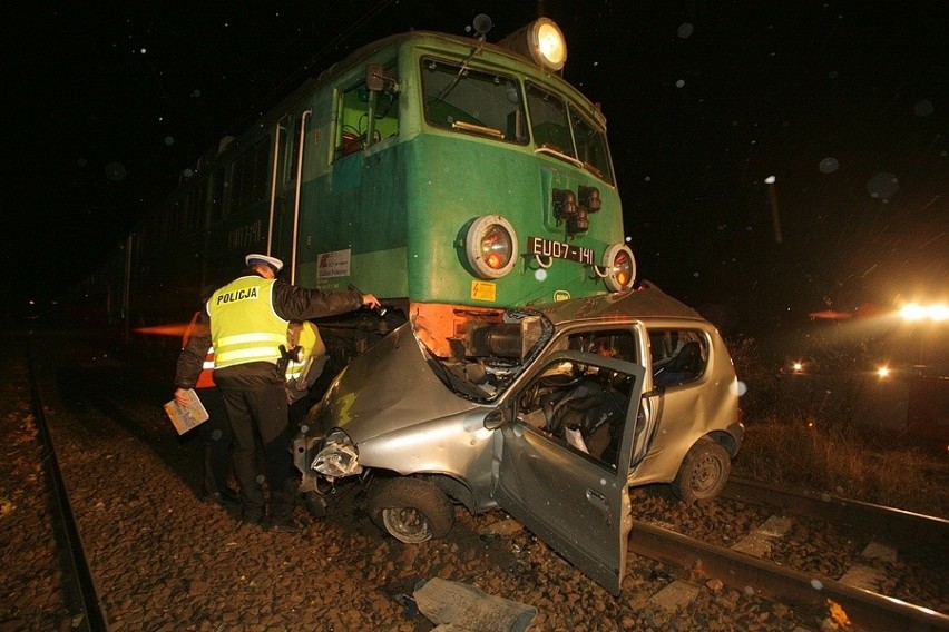 Wypadek na przejeżdzie kolejowym