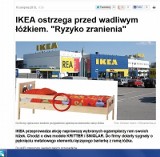 IKEA ostrzega przed wadliwym łóżkiem. "Ryzyko zranienia" 