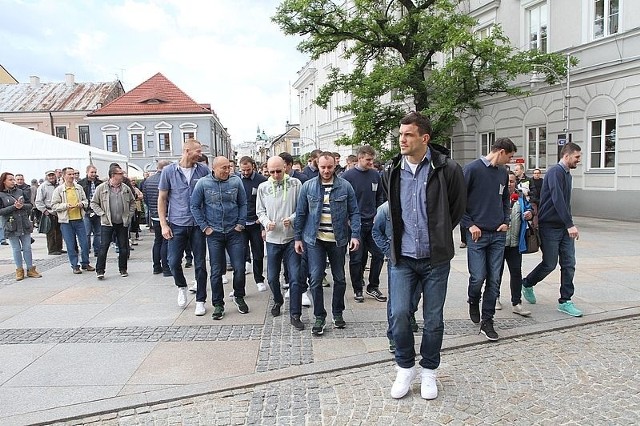 Pożegnanie ekipy Vive Tauron Kielce na Rynku