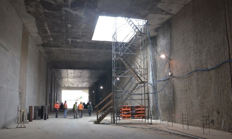 Budowa dworca Łódź Fabryczna. Jest już 900 metrów tunelu