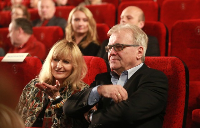 Jacek Bromski pojawił się wczoraj na pokazie filmu "Bilet na księżyc" w kinie Helios w Szczecinie.