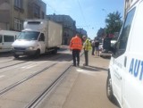 Pożar torowiska tramwajowego na ul. Gdańskiej. ZABLOKOWANA DROGA!