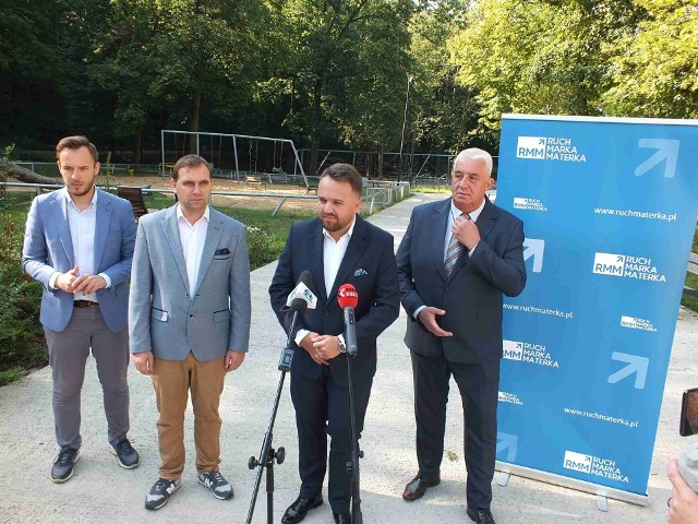 W konferencji uczestniczyli, od lewej: Marcin Gołębiowski, Piotr Ambroszczyk, Marek Materek, Dariusz Loranty. Więcej na kolejnych zdjęciach.