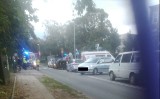 Trzy pojazdy zderzyły się na ulicy Batalionów Chłopskich [ZDJĘCIA] 