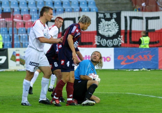 Pogoń Szczecin - Wisła Kraków 0:5 - wrzesień 2004.