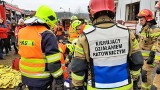 Akcja na granicy z Czechami. Wypadek samochodowy, katastrofa budowlana i wyciek chemikaliów! Zobacz zdjęcia z ćwiczeń