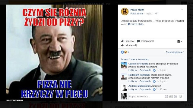 Rasistowski wpis po włamaniu na FB