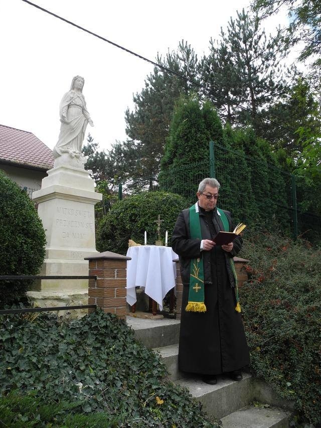 Kapliczka w Sieborowicach odnowiona w 2017 r.