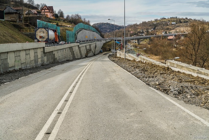 Budowa zakopianki na odcinku pomiędzy Lubniem i Rabką