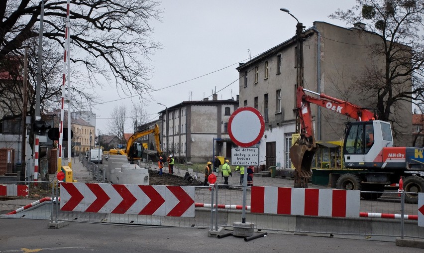 Wrocław: W końcu ruszył remont Okulickiego 