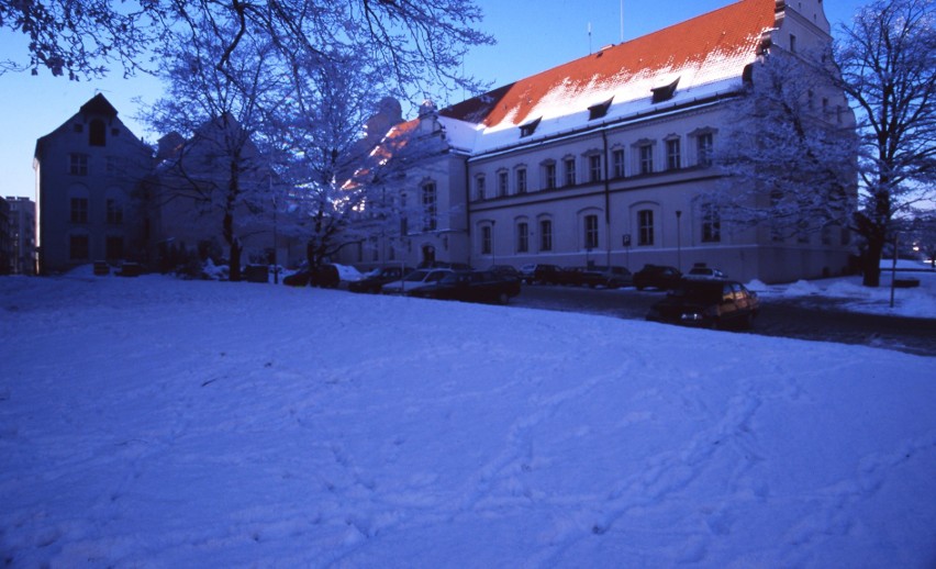 Stargard zimową porą na zdjęciach sprzed lat