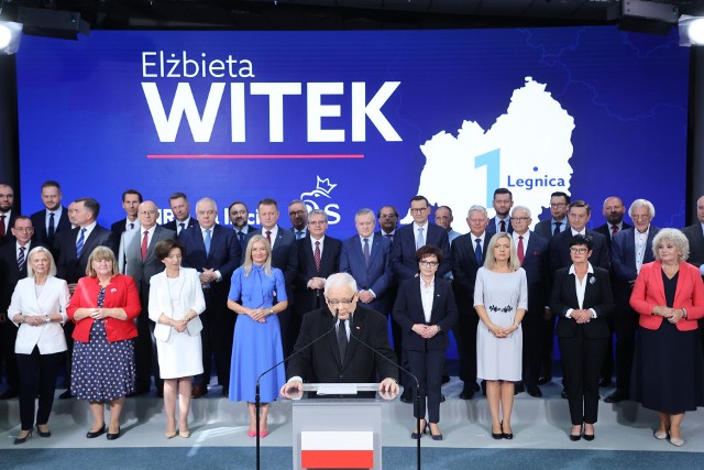 Wicepremier Jarosław Kaczyński ogłosił jedynki. Pełne listy PiS mają być znane w sobotę