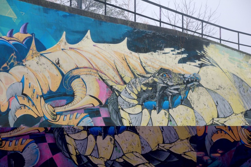 W Przegorzałach pojawił się nowy mural. Te już istnieją w Krakowie [ZDJĘCIA]