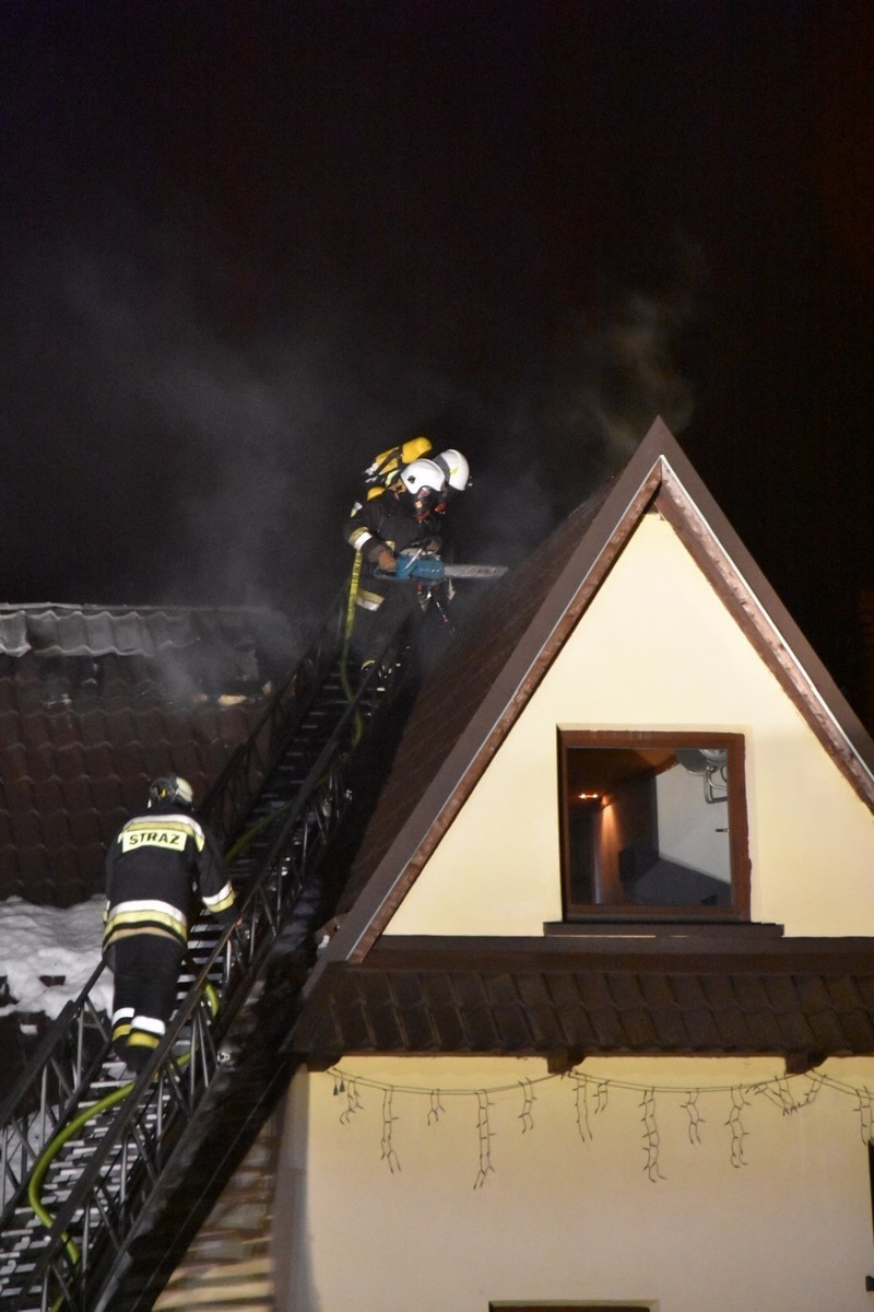 Pożar Bukowina Tatrzańska - 2.02.2019