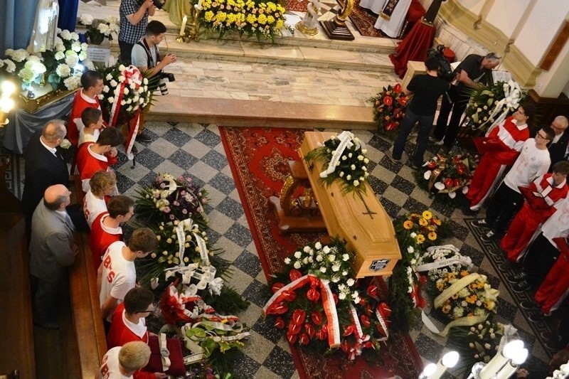 Pogrzeb Zbigniewa Pietrzykowskiego w Bielsku-Białej