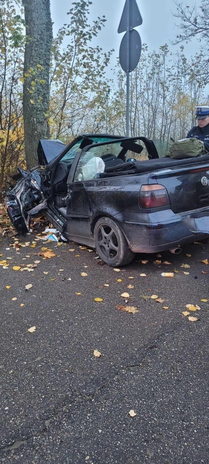 Wypadek w miejscowości Lubiszynek Pierwszy. Jedna osoba poszkodowana 