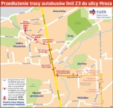 Od soboty autobus linii 23 dojedzie na ulicę Mroza w Radomiu